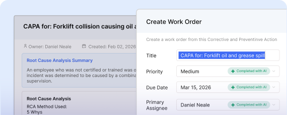 Safety Actions